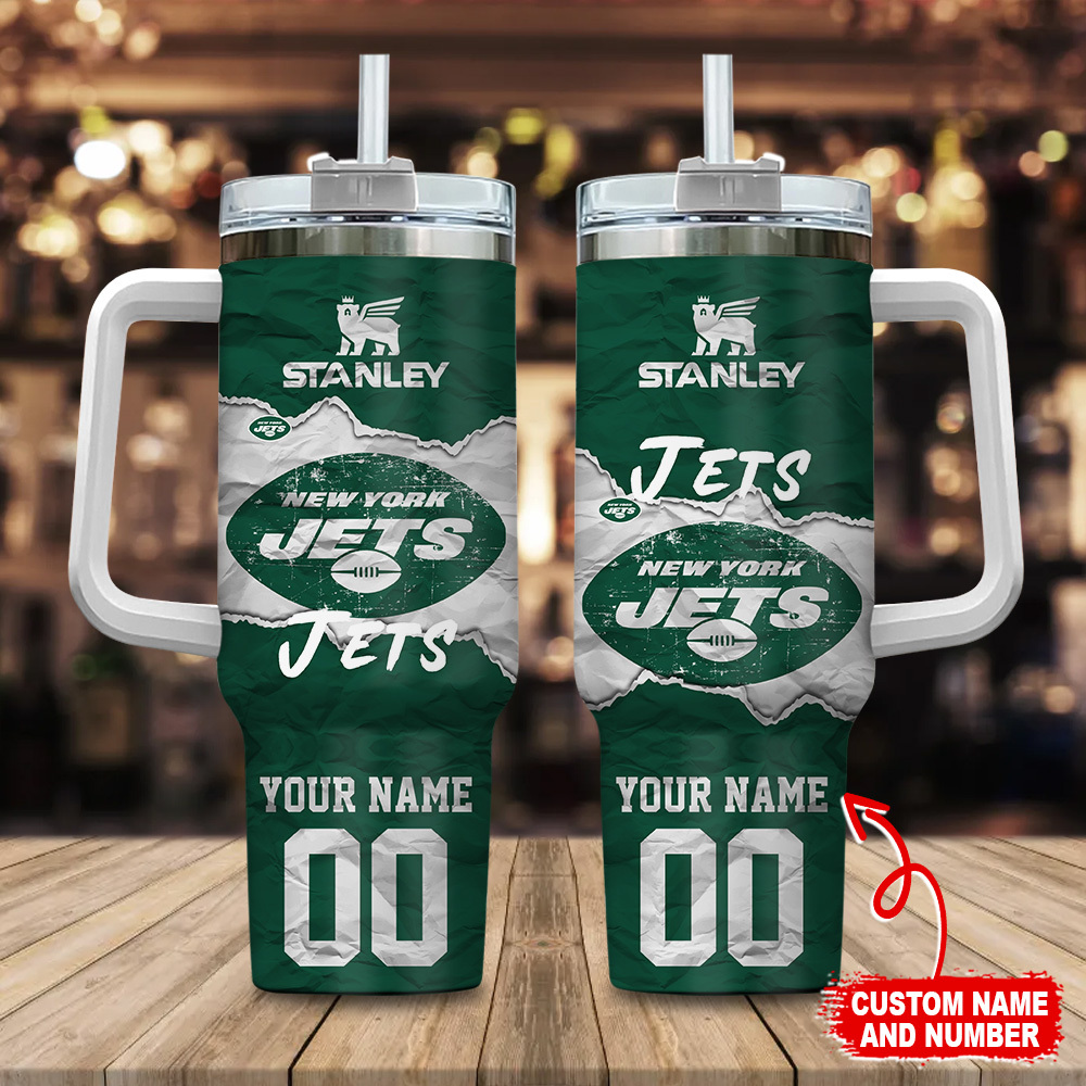 New York Jets NFL Custom Stanley Cup 40 oz 30 oz Tumbler With HandleTVC230141