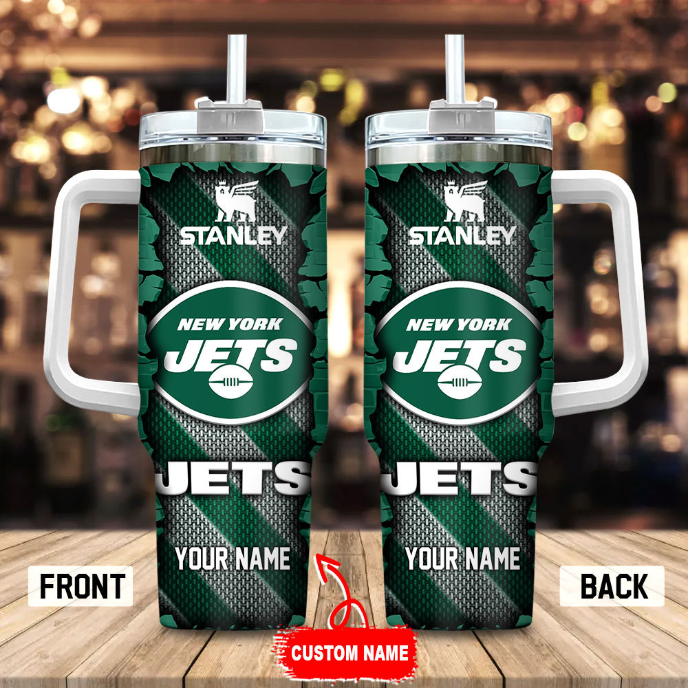 New York Jets NFL Custom Stanley Cup 40 oz 30 oz Tumbler With HandleTVC230156