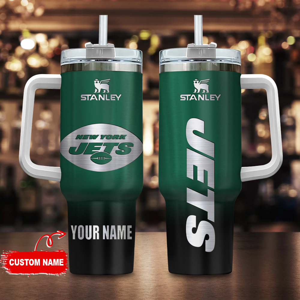 New York Jets NFL Custom Stanley Cup 40 oz 30 oz Tumbler With HandleTVC230180