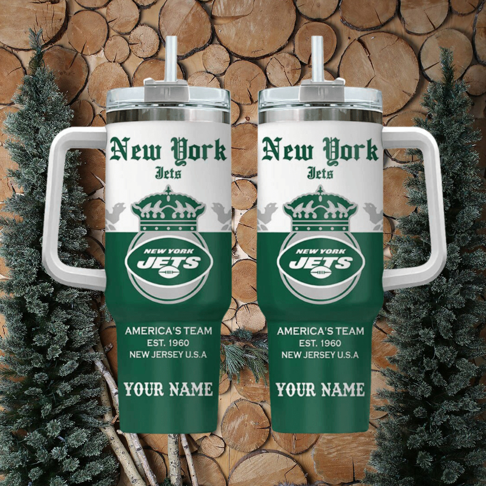New York Jets NFL Custom Stanley Cup 40 oz 30 oz Tumbler With HandleTVC2301969