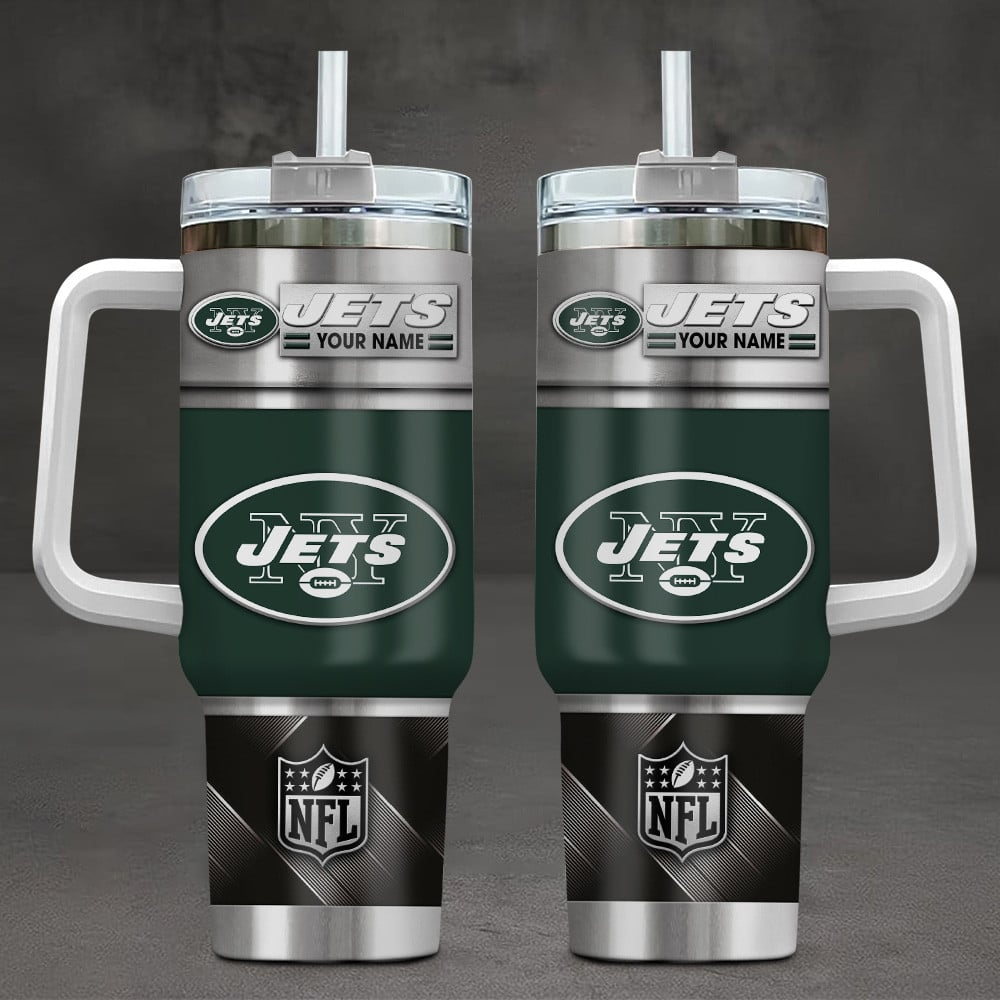 New York Jets NFL Custom Stanley Cup 40 oz 30 oz Tumbler With HandleTVC230197