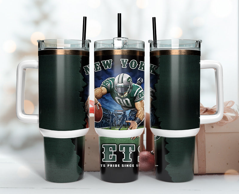 New York Jets NFL Mascot Custom Stanley Cup 40 oz 30 oz Tumbler With HandleTVC2301145