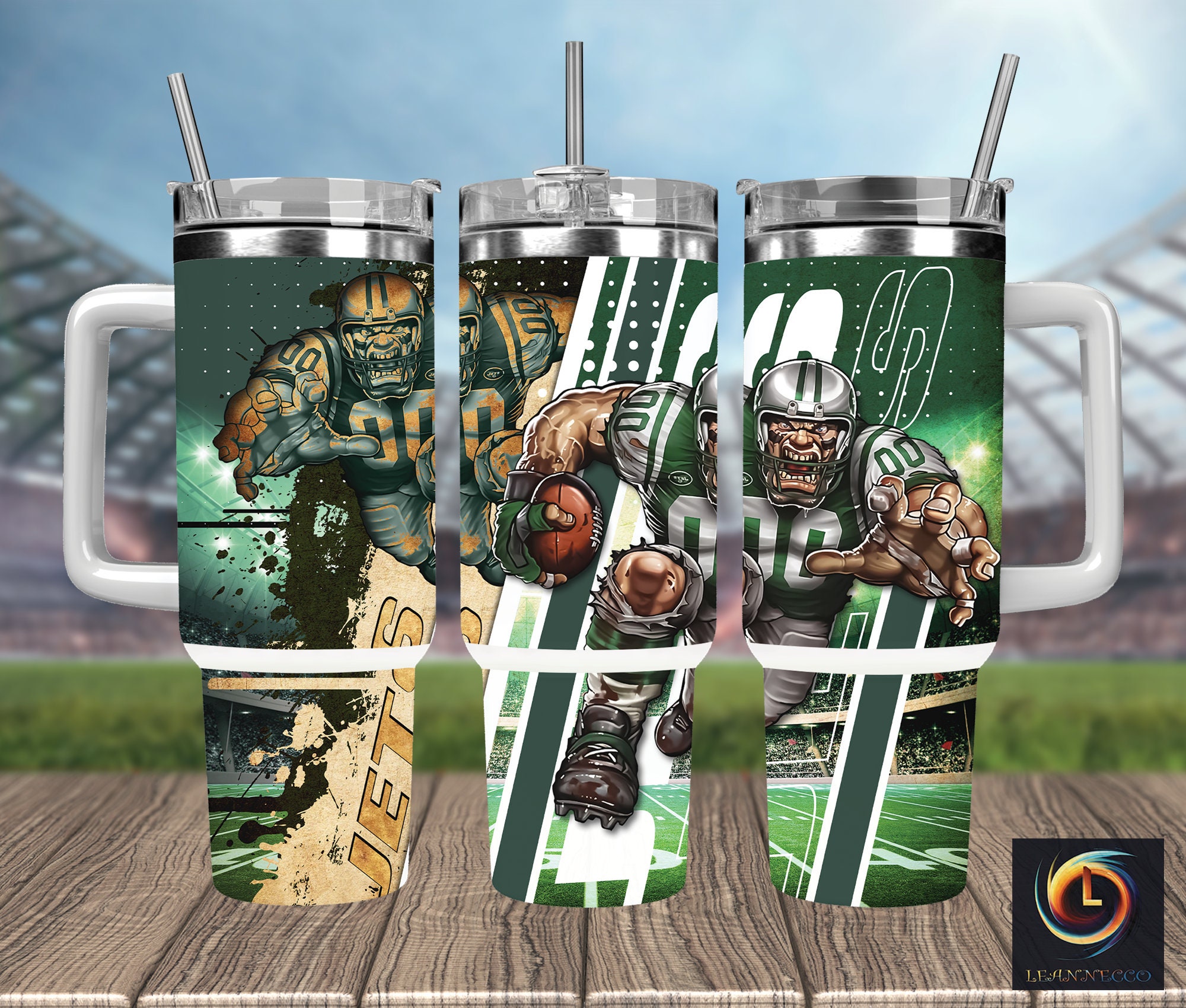 New York Jets NFL Mascot Custom Stanley Cup 40 oz 30 oz Tumbler With HandleTVC2301991