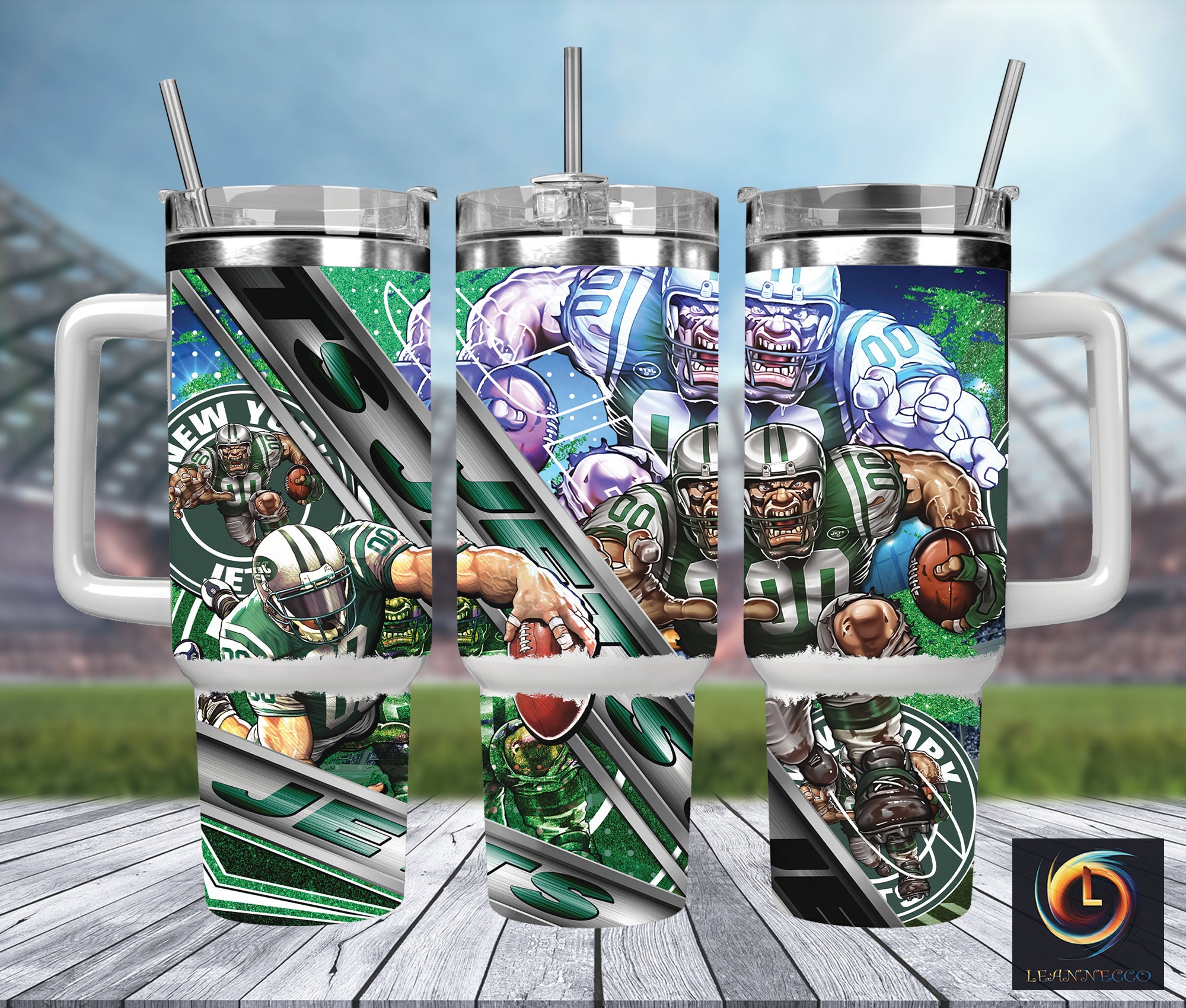 New York Jets NFL Mascot Custom Stanley Cup 40 oz 30 oz Tumbler With HandleTVC2301995