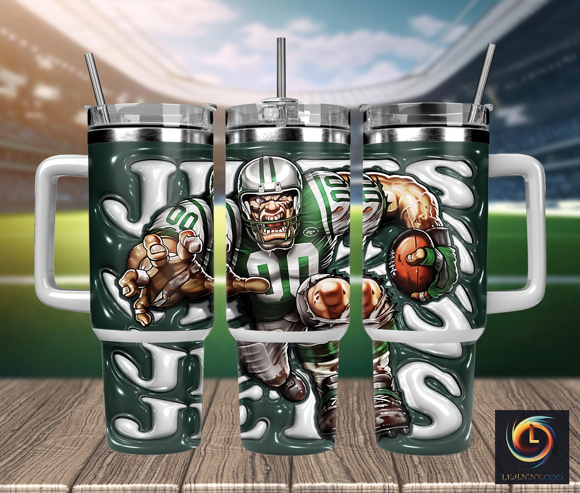 New York Jets NFL Mascot Custom Stanley Cup 40 oz 30 oz Tumbler With HandleTVC2301998