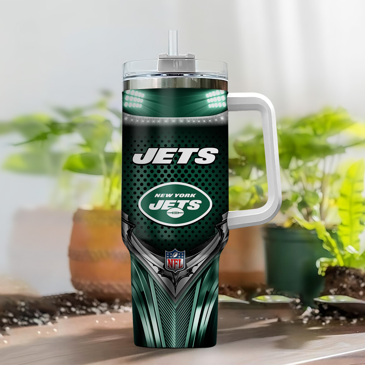 New York Jets NFL Nutrition Facts Custom Stanley Cup 40 oz 30 oz Tumbler With HandleTVC230194 - Image 2