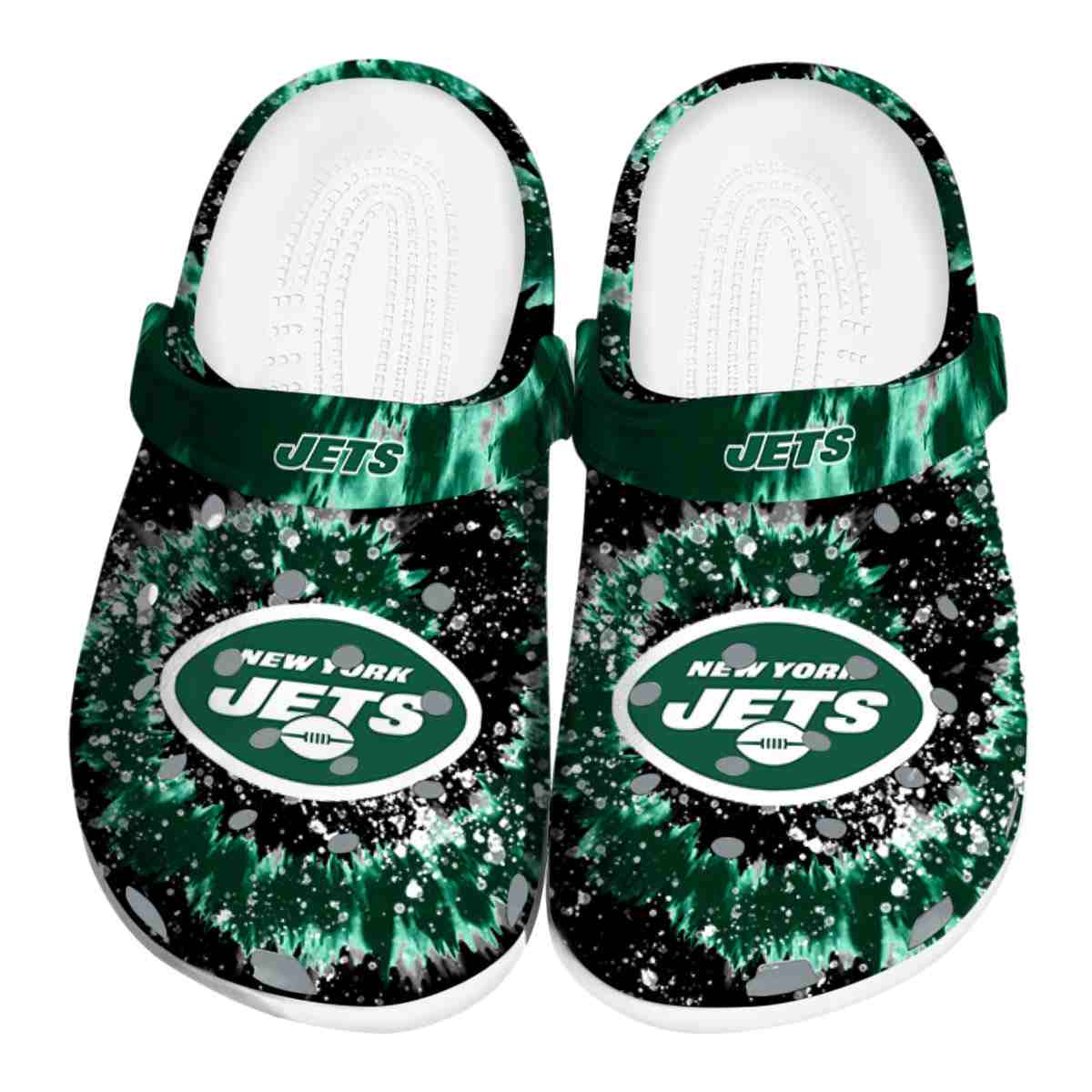 New York Jets NFL Sport Crocs Crocband Clogs Shoes Comfortable For Men Women and Kids