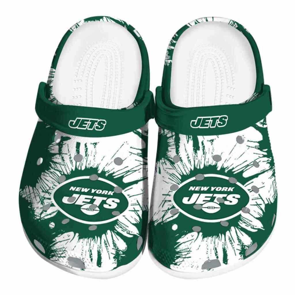 New York Jets Splatter Graphics ClogTVC180152