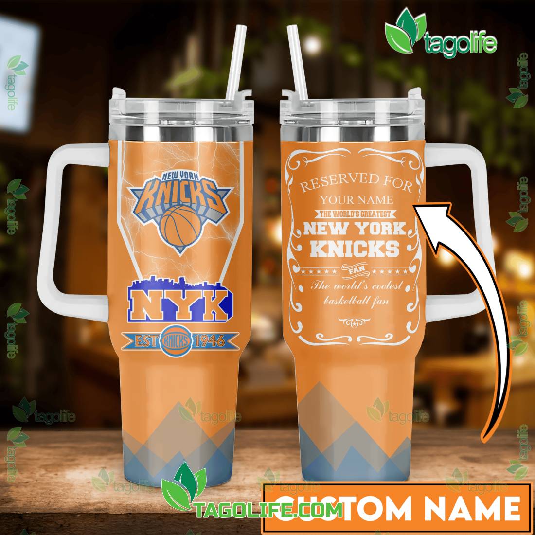 New York Knicks NBA Custom Stanley Cup 40 oz 30 oz Tumbler With HandleTVC2301984