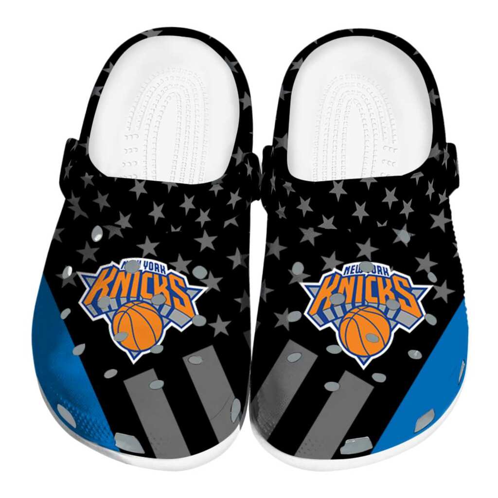 New York Knicks Stellar Stripes Theme ClogTVC1801920