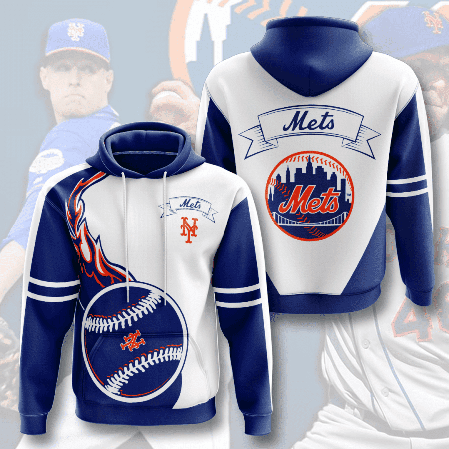 New York Mets 3D All Over Print Hoodie, Zip Hoodie