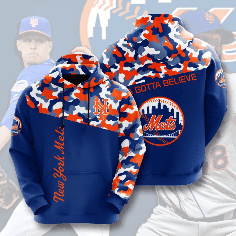 New York Mets 3D All Over Print Hoodie, Zip Hoodie