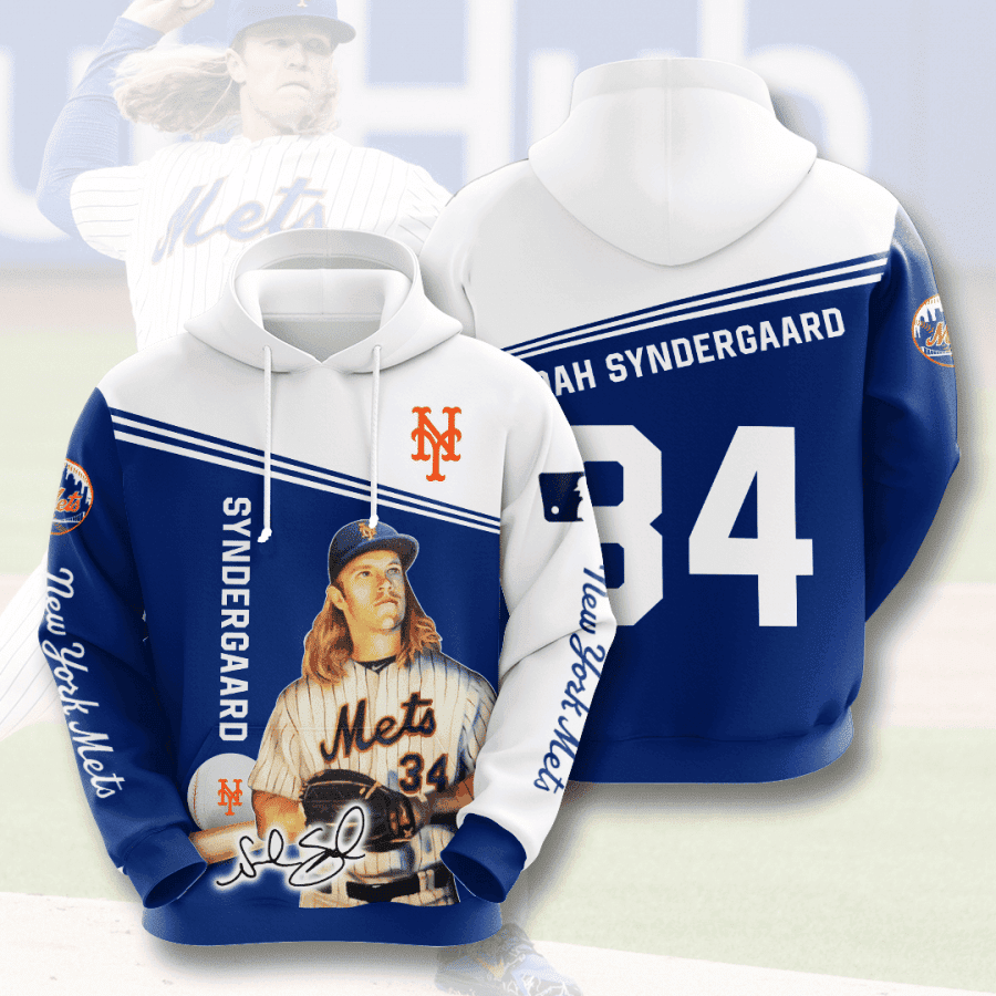 New York Mets 3D All Over Print Hoodie, Zip Hoodie