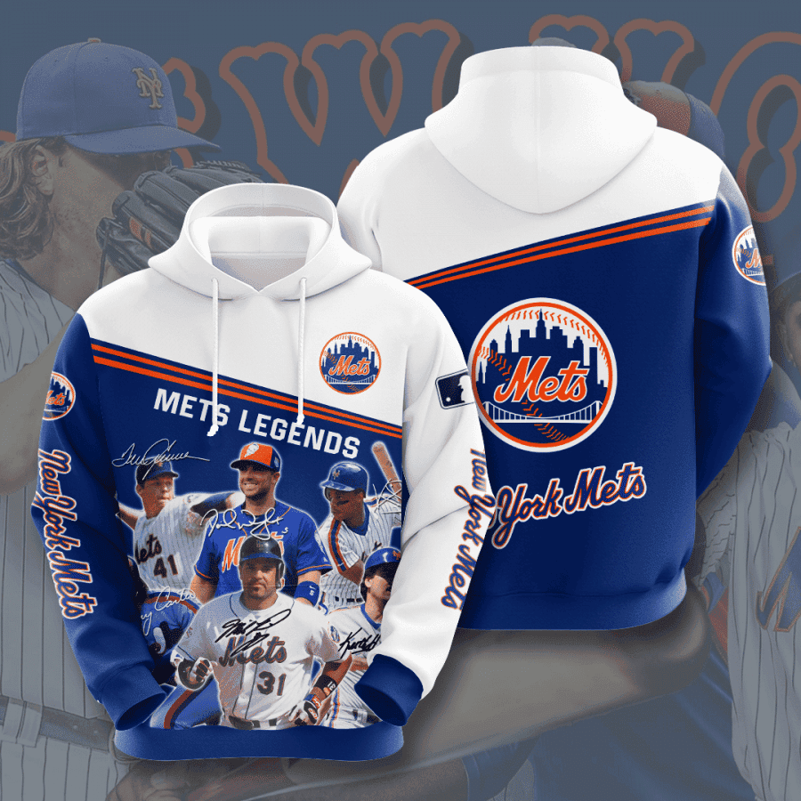 New York Mets 3D All Over Print Hoodie, Zip Hoodie
