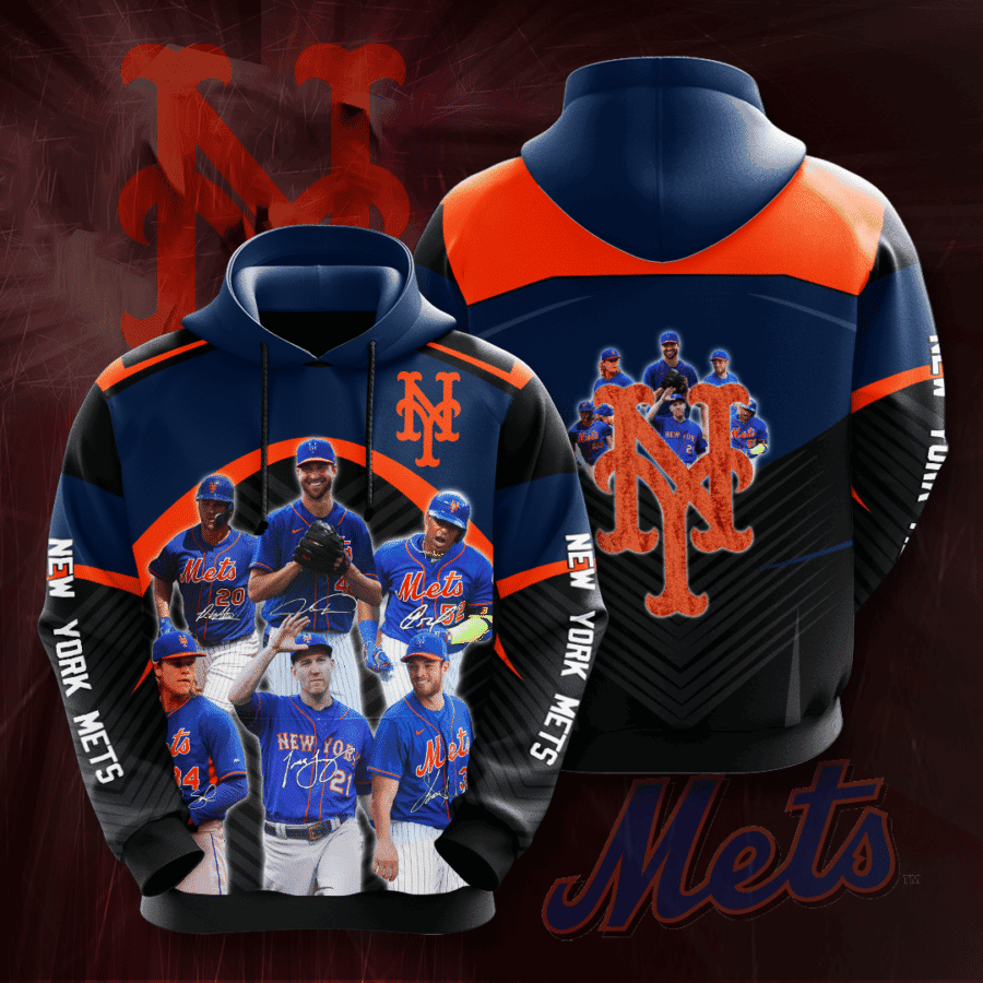 New York Mets 3D All Over Print Hoodie, Zip Hoodie