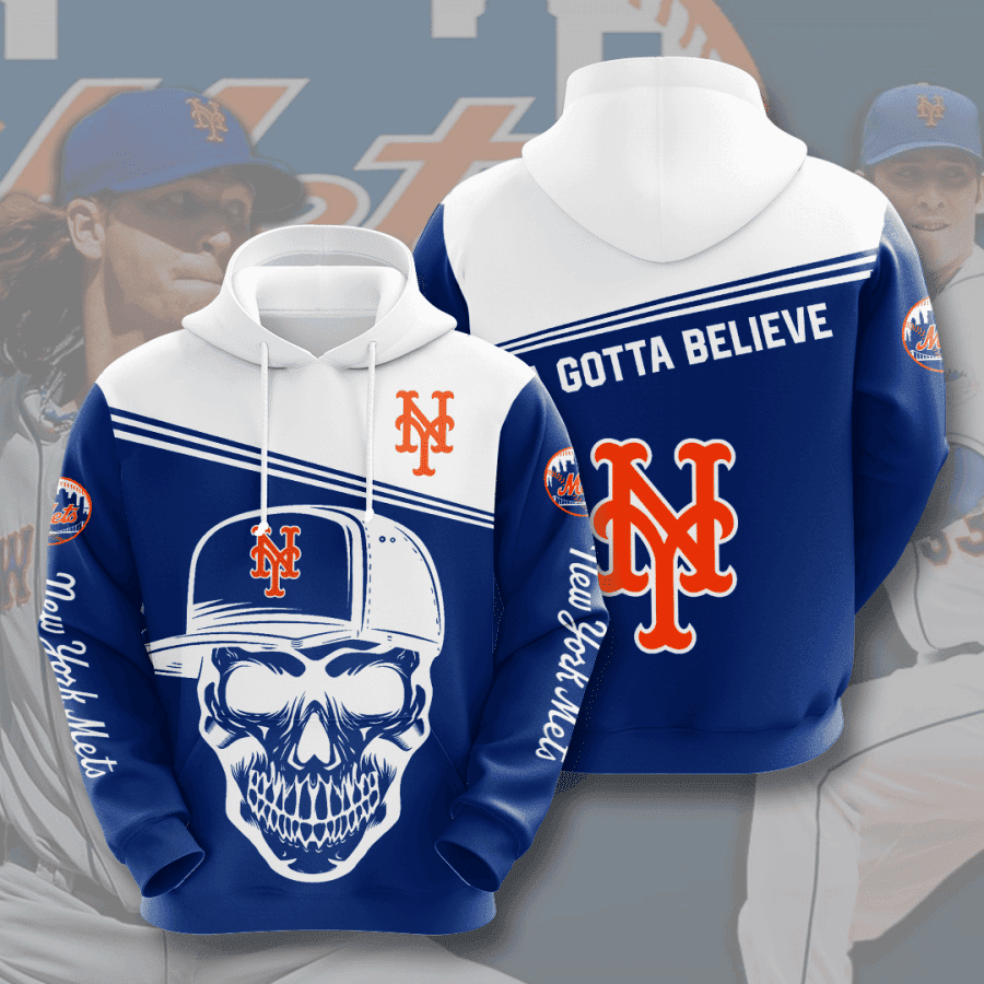New York Mets 3D All Over Print Hoodie, Zip Hoodie