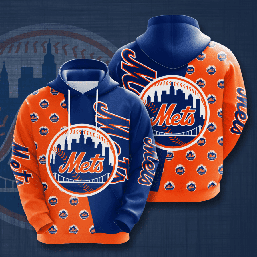 New York Mets 3D All Over Print Hoodie, Zip Hoodie