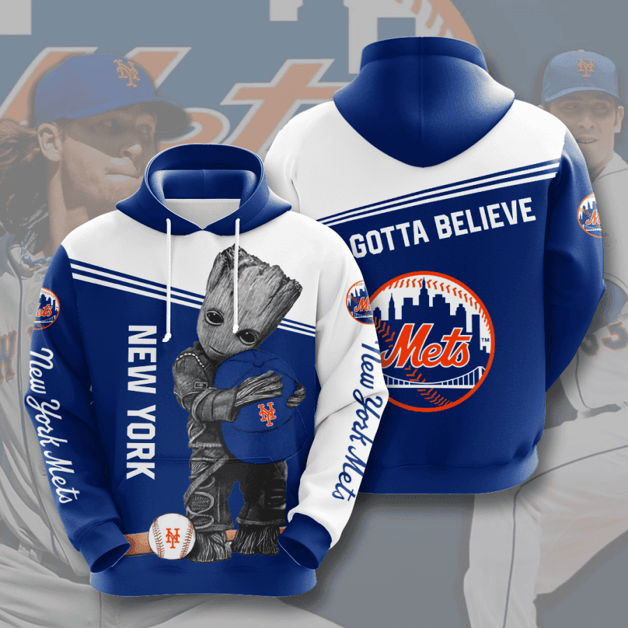 New York Mets 3D All Over Print Hoodie, Zip Hoodie