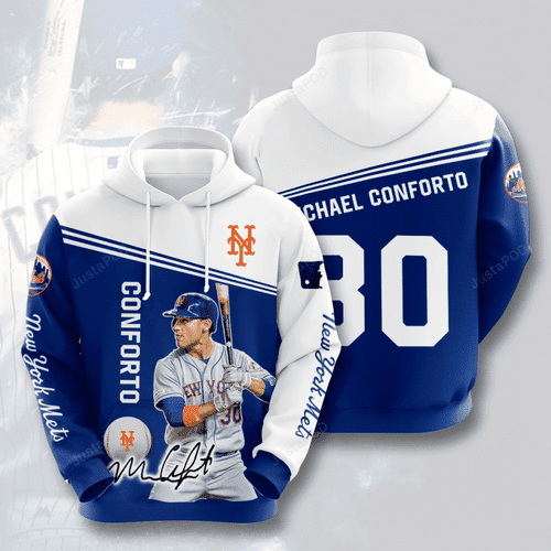 NEW YORK METS Michael Conforto 3D All Over Print Hoodie, Zip Hoodie
