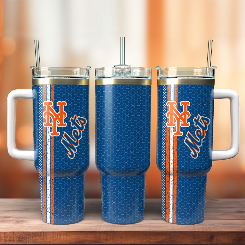 New York Mets MLB Baseball Team Custom Stanley Cup 40 oz 30 oz Tumbler With HandleTVC2301235