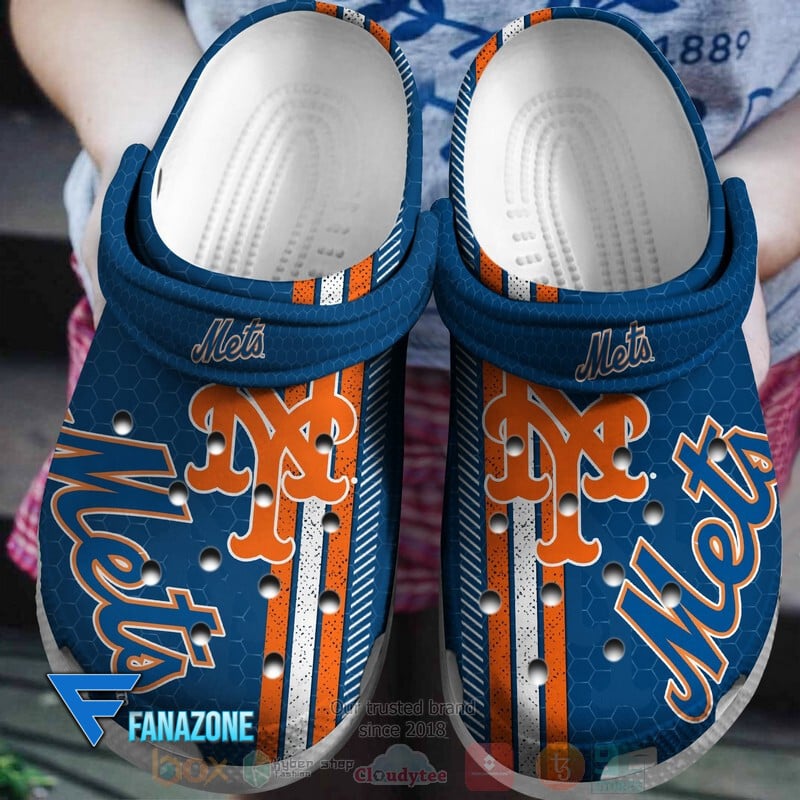 New York Mets MLB Sport Crocs Clogs Crocband Shoes Comfortable For Men Women and Kids