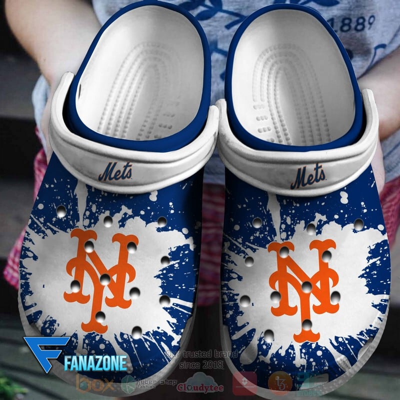 New York Mets MLB Sport Crocs Clogs Crocband Shoes Comfortable For Men Women and Kids