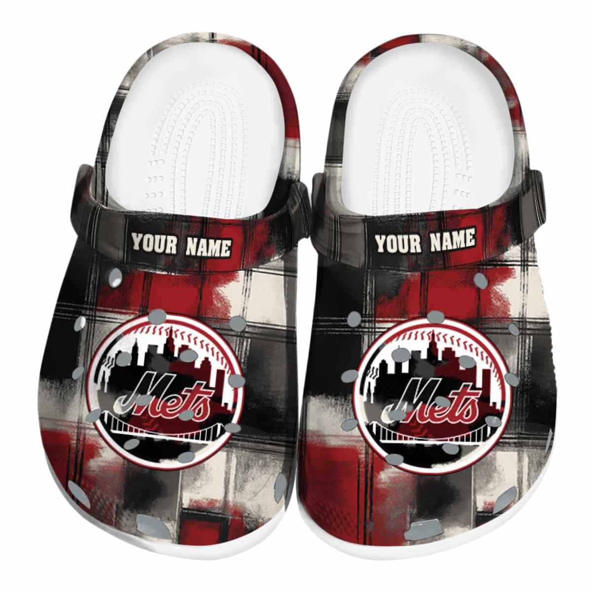 New York Mets MLB Sport Crocs Crocband Clogs Shoes Comfortable For Men Women and Kids