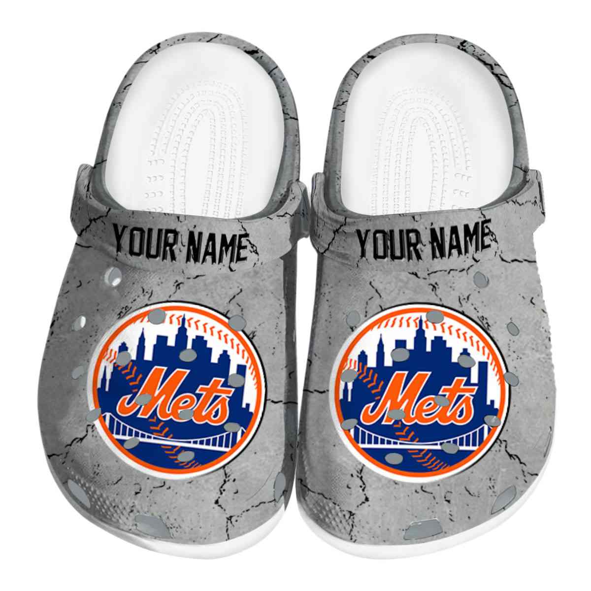 New York Mets MLB Sport Crocs Crocband Clogs Shoes Comfortable For Men Women and Kids