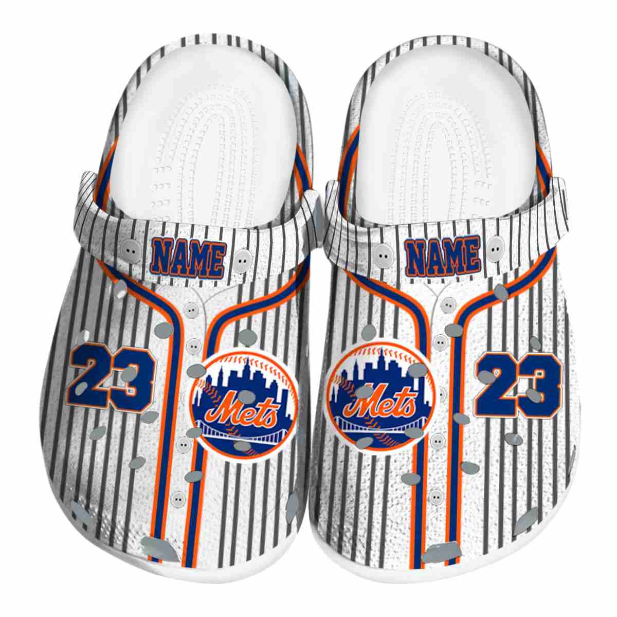 New York Mets MLB Sport Crocs Crocband Clogs Shoes Comfortable For Men Women and Kids