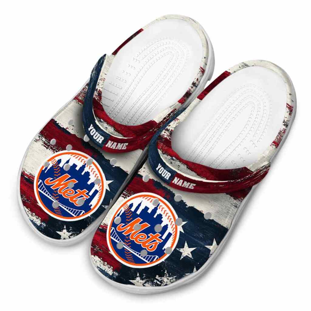 New York Mets Patriotic Stripes ClogTVC1801962 - Image 4