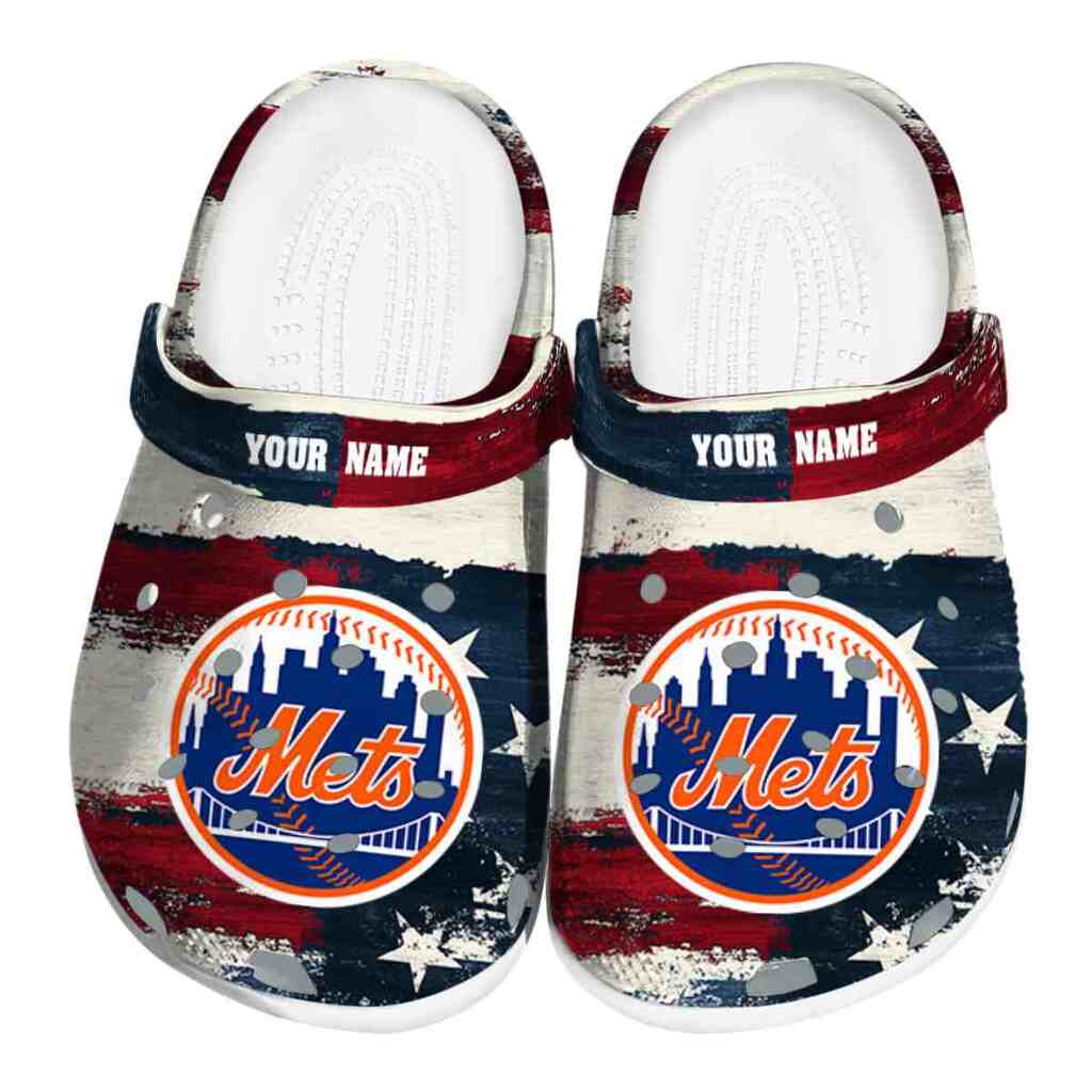 New York Mets Patriotic Stripes ClogTVC1801962