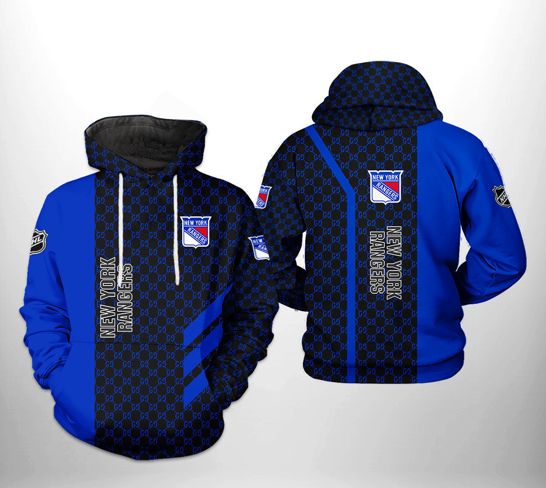 New York Rangers NHL 3D All Over Print Hoodie, Zip Hoodie