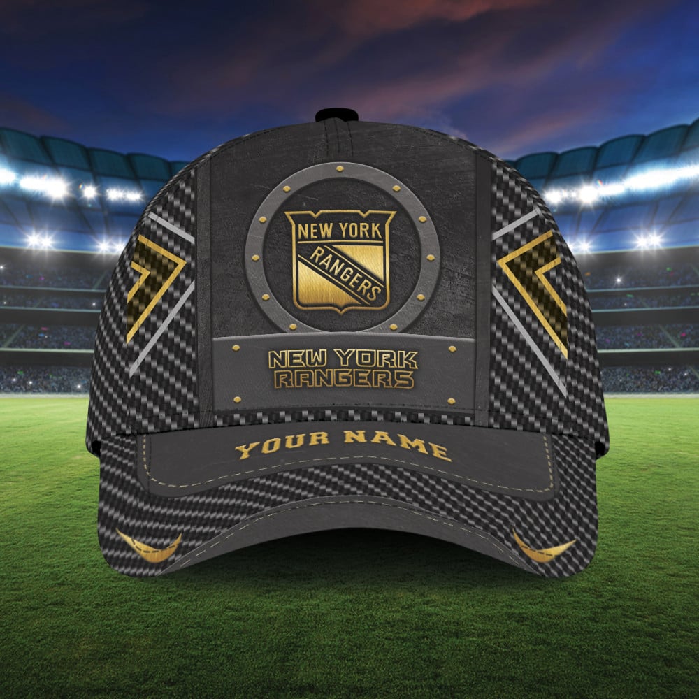 New York Rangers NHL Custom Name New Classic Cap Gift For Fan Baseball Cap Classic Trucker Hats Custom Hats Gifts For Men & Women