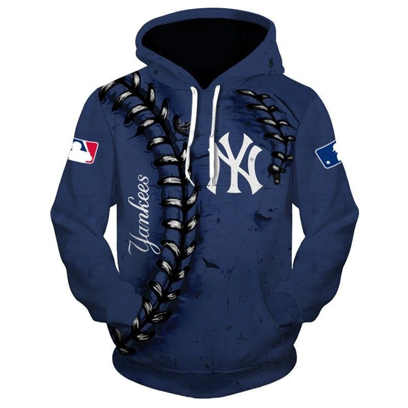 New York Yankees 3D All Over Print Hoodie, Zip Hoodie