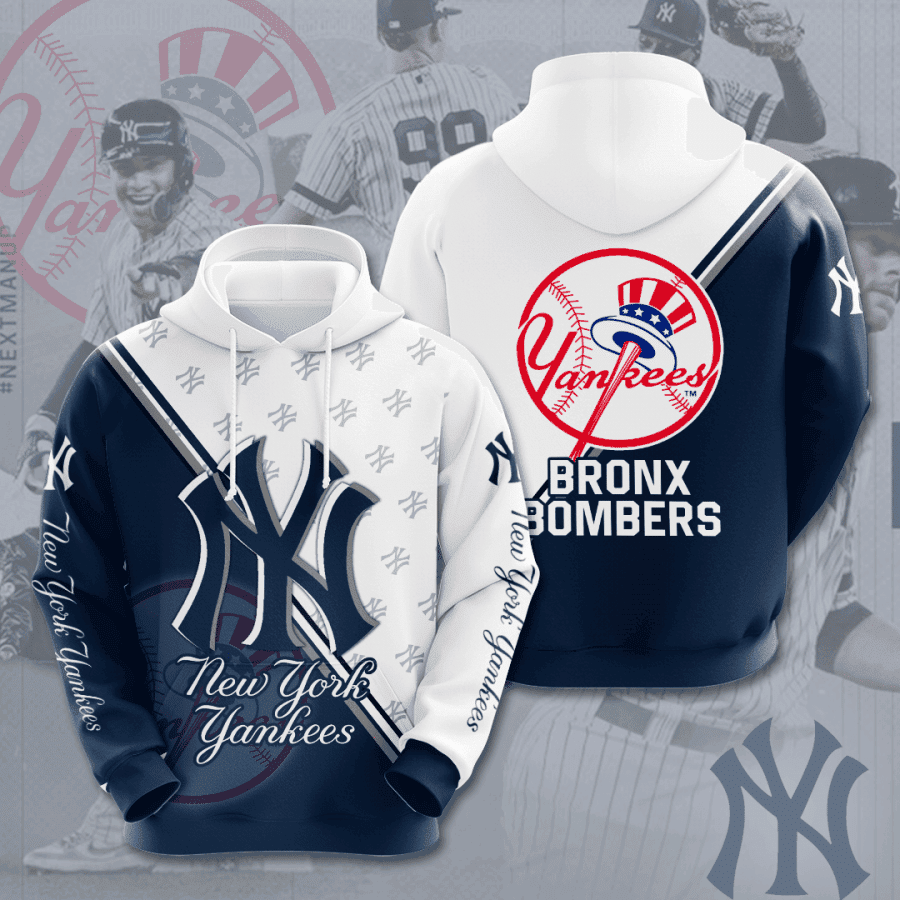 New York Yankees 3D All Over Print Hoodie, Zip Hoodie