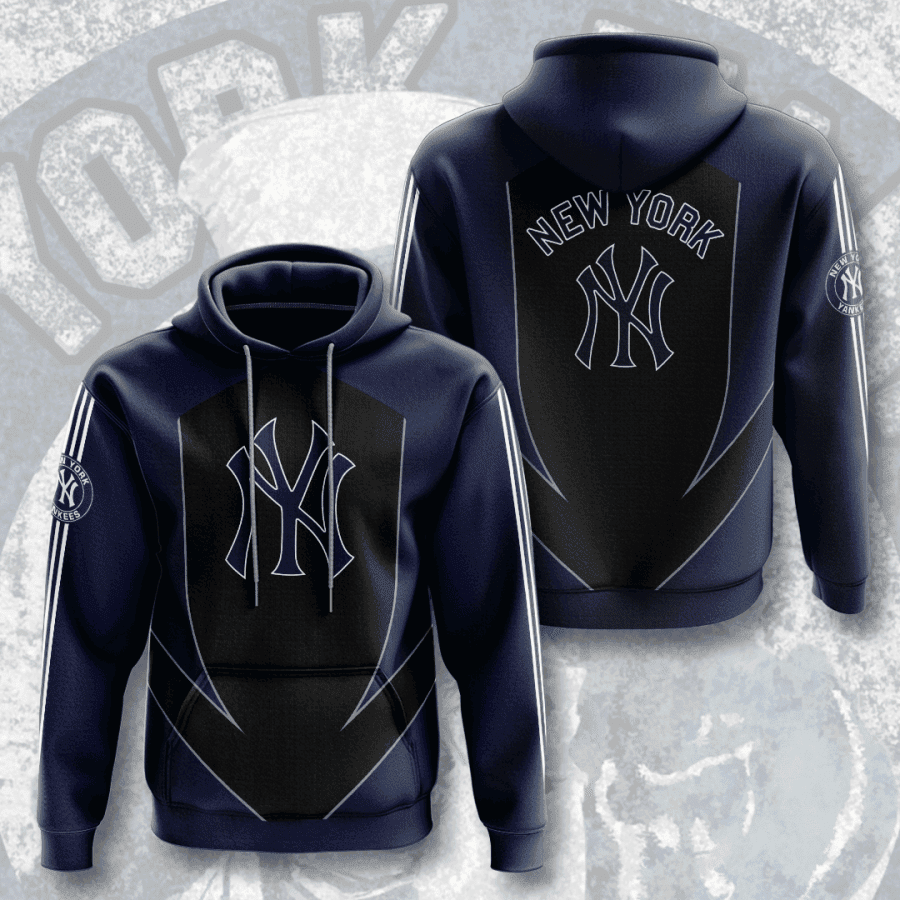 New York Yankees 3D All Over Print Hoodie, Zip Hoodie