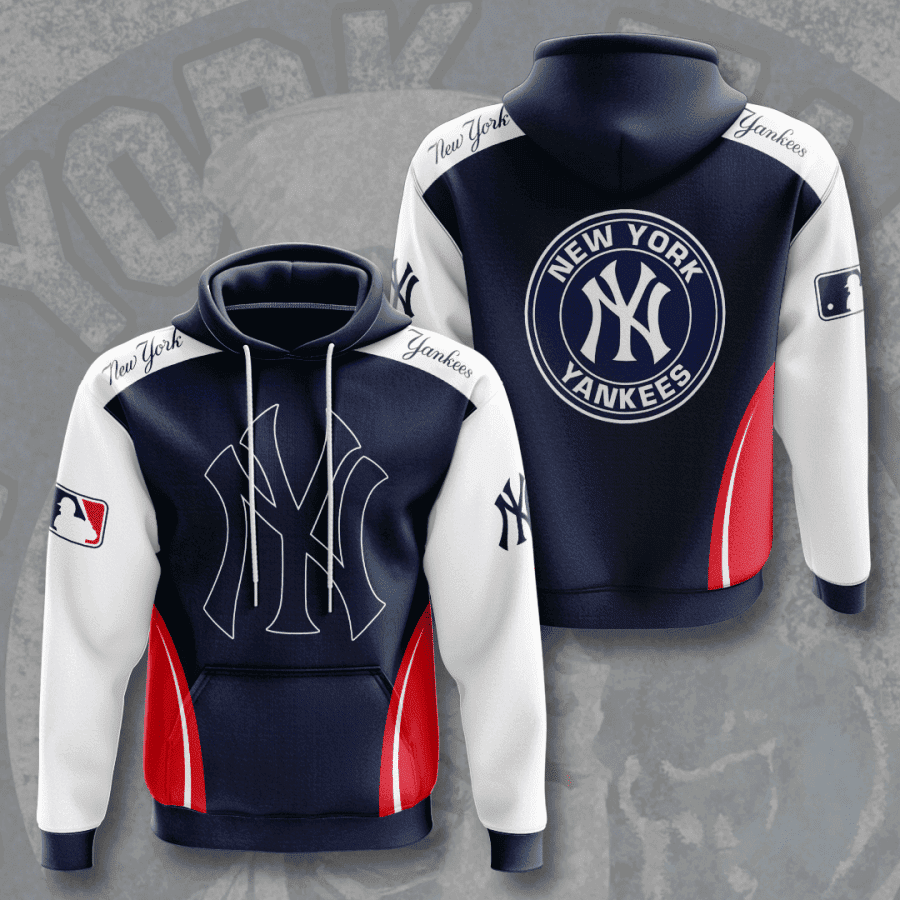 New York Yankees 3D All Over Print Hoodie, Zip Hoodie