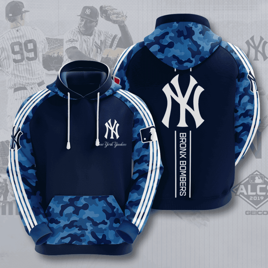 New York Yankees 3D All Over Print Hoodie, Zip Hoodie