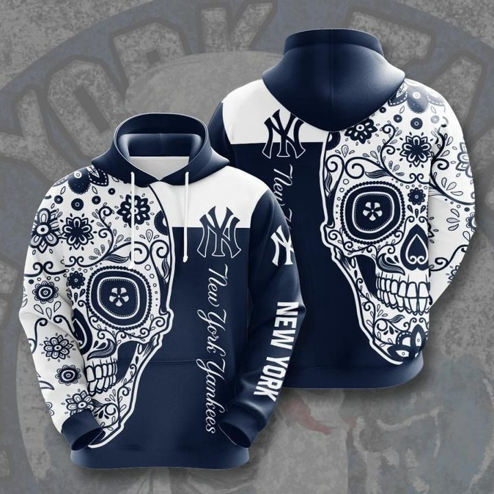 New York Yankees 3D All Over Print Hoodie, Zip Hoodie