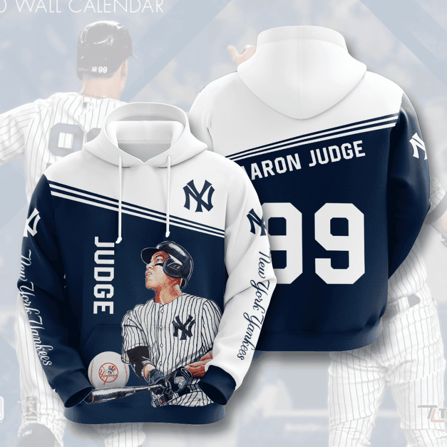 New York Yankees 3D All Over Print Hoodie, Zip Hoodie