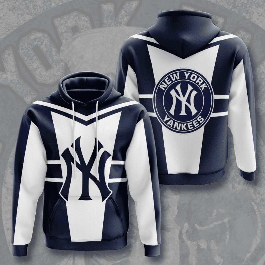 New York Yankees 3D All Over Print Hoodie, Zip Hoodie