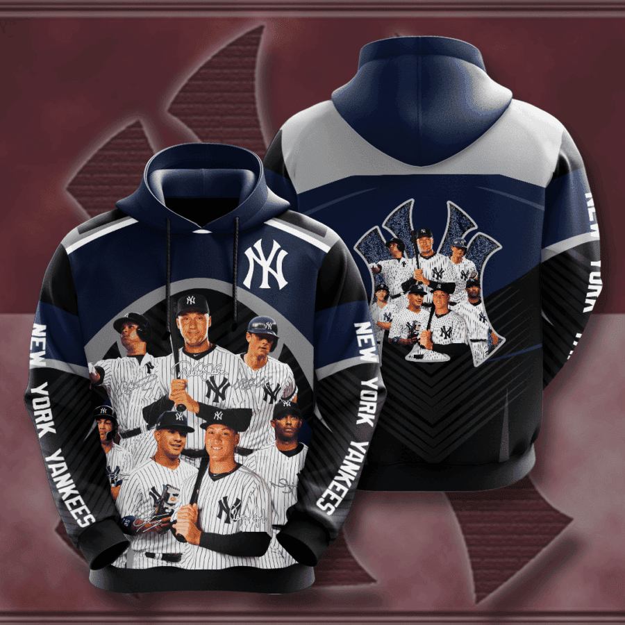 New York Yankees 3D All Over Print Hoodie, Zip Hoodie
