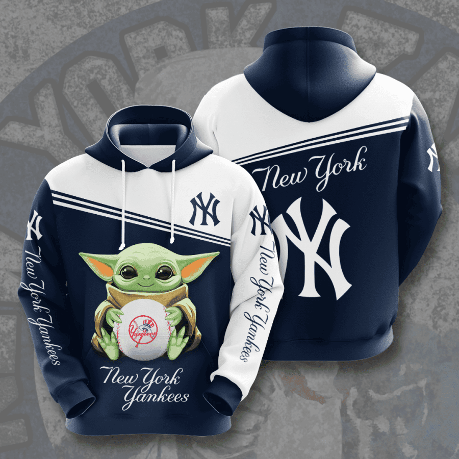 New York Yankees 3D All Over Print Hoodie, Zip Hoodie