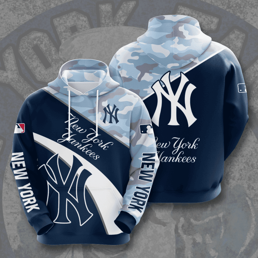 New York Yankees 3D All Over Print Hoodie, Zip Hoodie