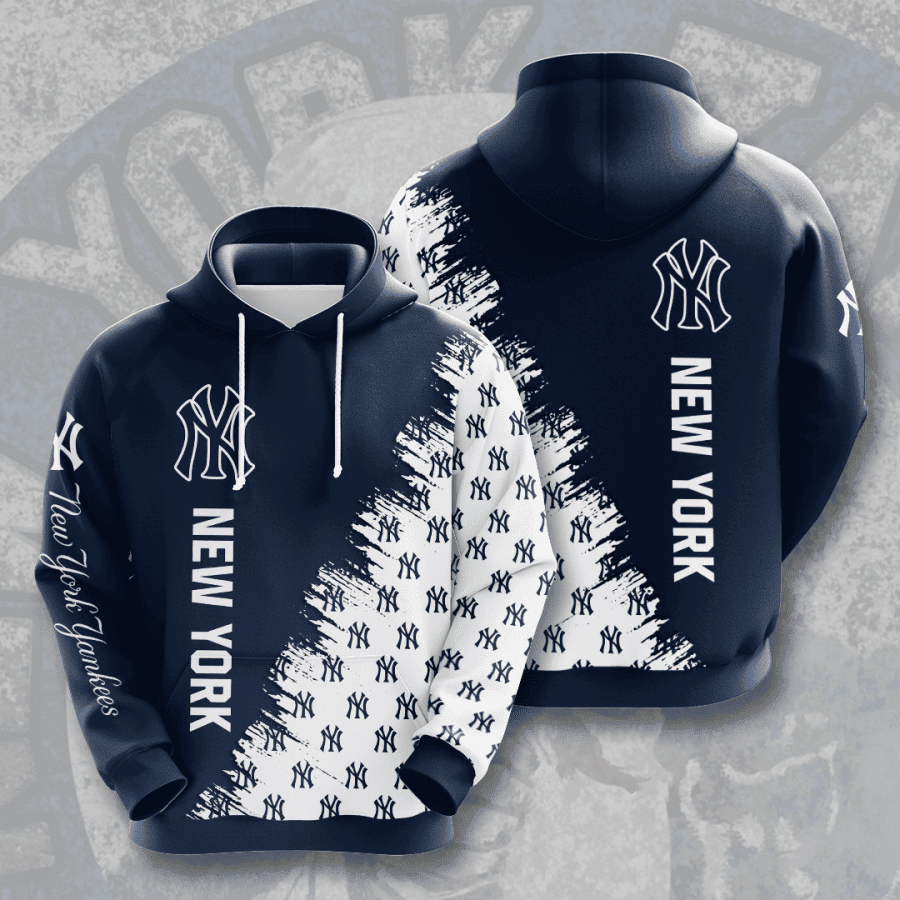 New York Yankees 3D All Over Print Hoodie, Zip Hoodie
