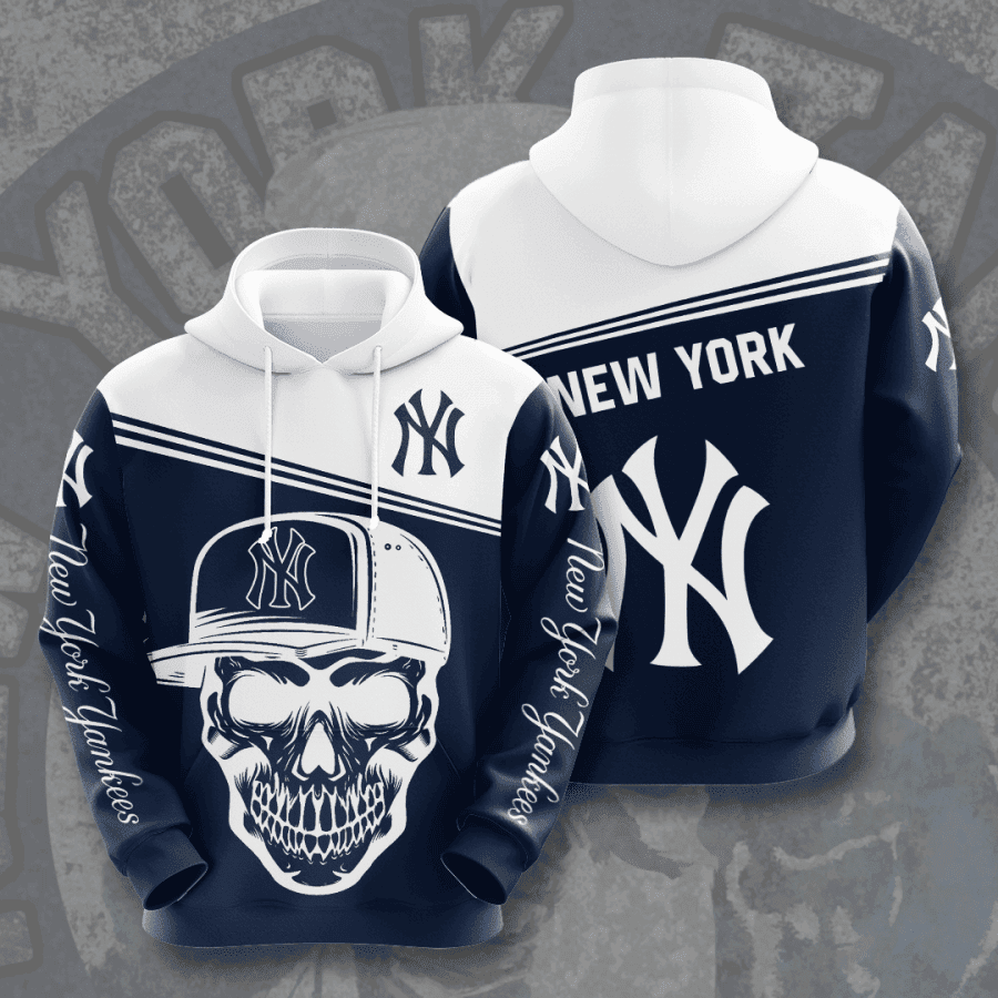 New York Yankees 3D All Over Print Hoodie, Zip Hoodie