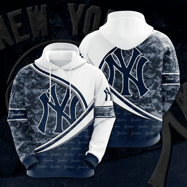 New York Yankees 3D All Over Print Hoodie, Zip Hoodie