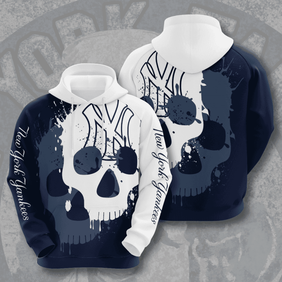 New York Yankees 3D All Over Print Hoodie, Zip Hoodie
