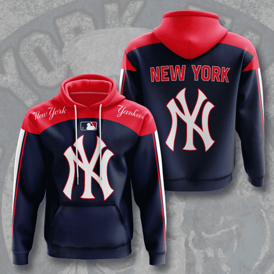 New York Yankees 3D All Over Print Hoodie, Zip Hoodie