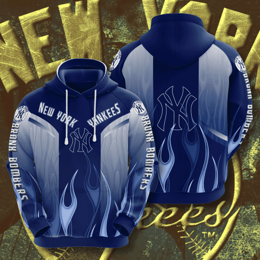 New York Yankees 3D All Over Print Hoodie, Zip Hoodie